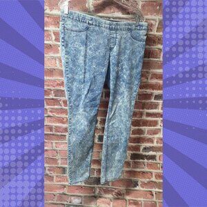 Lei Leona Denim Jeggings Women’s‎ Large Stretch Jeans Blue Pull On Casual